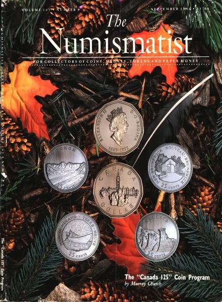 The Numismatist – September 1992 Cover