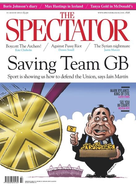 The Spectator – 11 August 2012 Cover