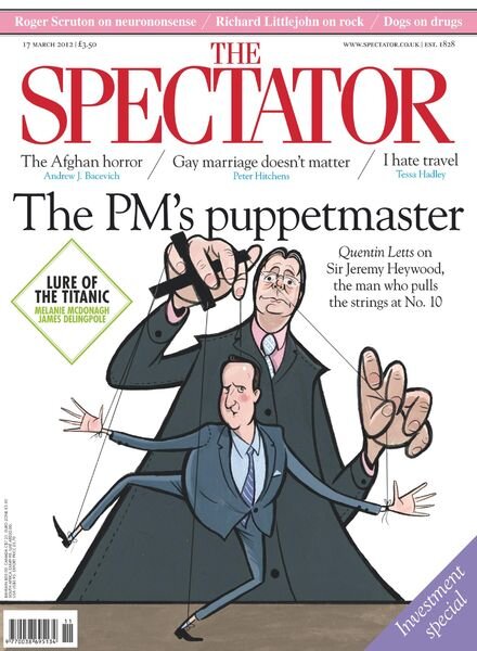 The Spectator – 17 March 2012 Cover