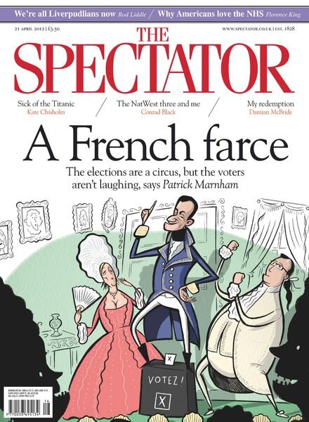 The Spectator – 20th April 2012 Cover