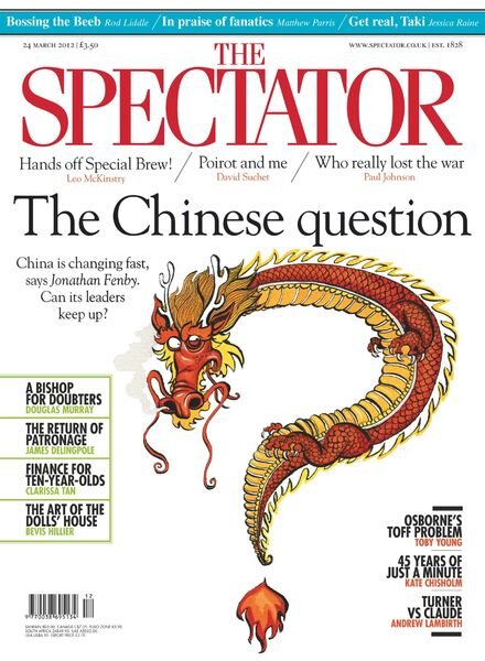 The Spectator – 24 march 2012 Cover