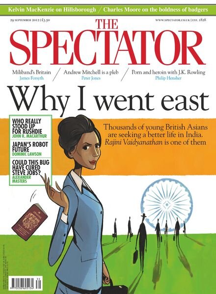 The Spectator – 29 September 2012 Cover