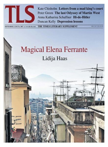 The Times Literary Supplement – 11 September 2015 Cover