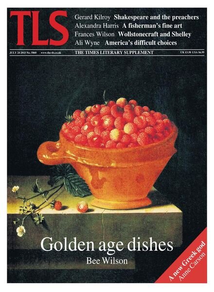 The Times Literary Supplement – 24 July 2015 Cover