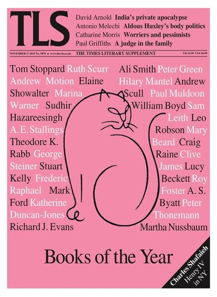 The Times Literary Supplement – 27 November 2015 Cover
