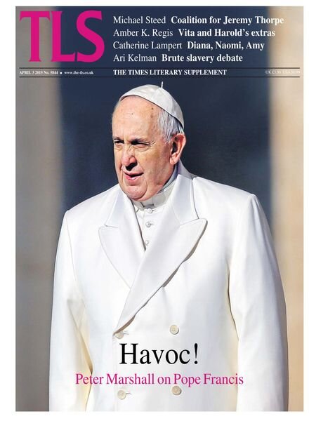 The Times Literary Supplement – 3 April 2015 Cover