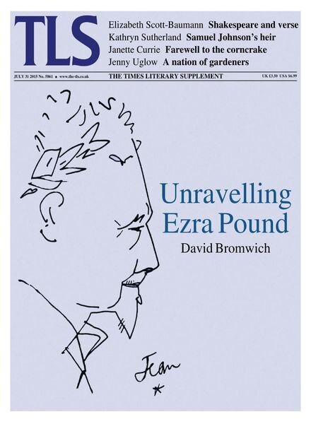 The Times Literary Supplement – 31 July 2015 Cover