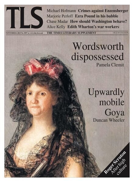 The Times Literary Supplement – 6 November 2015 Cover