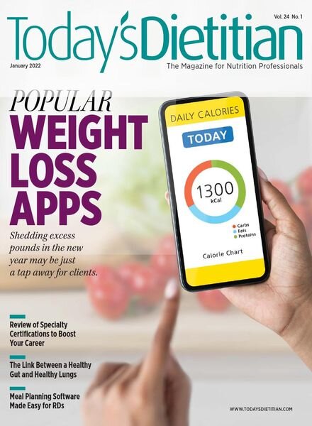 Today’s Dietitian – January 2022 Cover