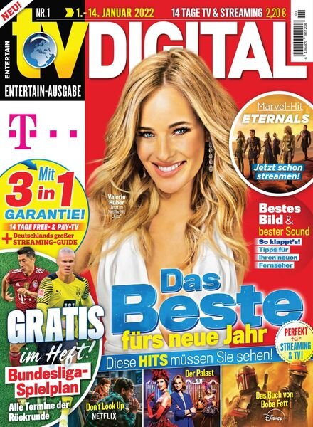 TV DIGITAL Entertain – 24 Dezember 2021 Cover