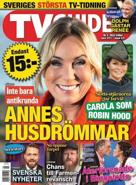 TV-Guiden – 25 januari 2022 Cover