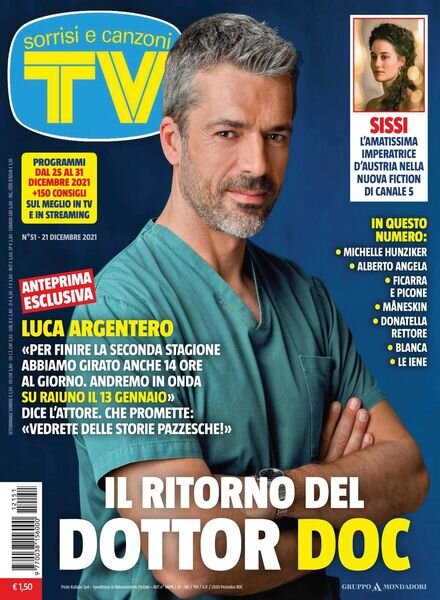 TV Sorrisi e Canzoni – 21 dicembre 2021 Cover