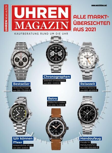 Uhren Magazin – 24 Dezember 2021 Cover