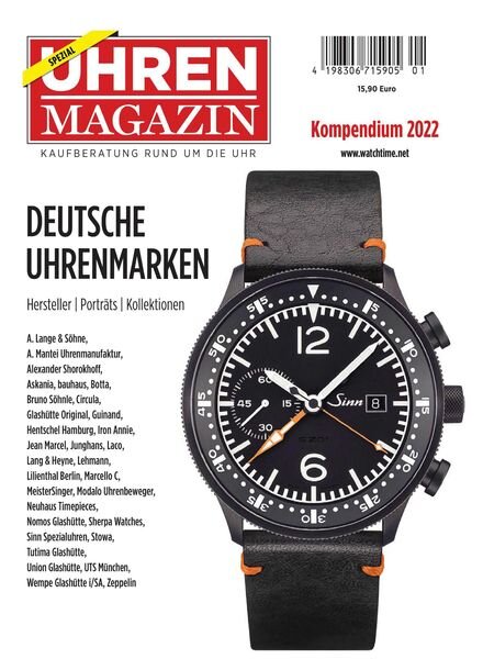 Uhren Magazin – Januar 2022 Cover