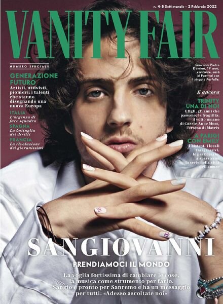 Vanity Fair Italia – 02 febbraio 2022 Cover