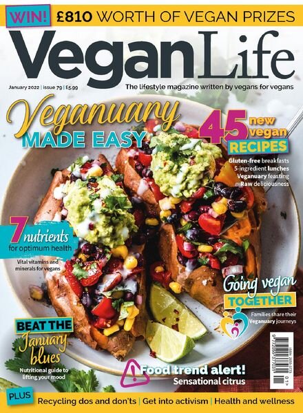 Vegan Life – January 2022 Cover
