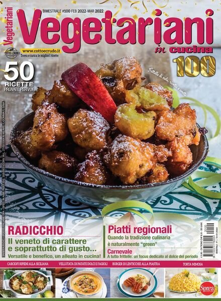 Vegetariani in Cucina – febbraio 2022 Cover