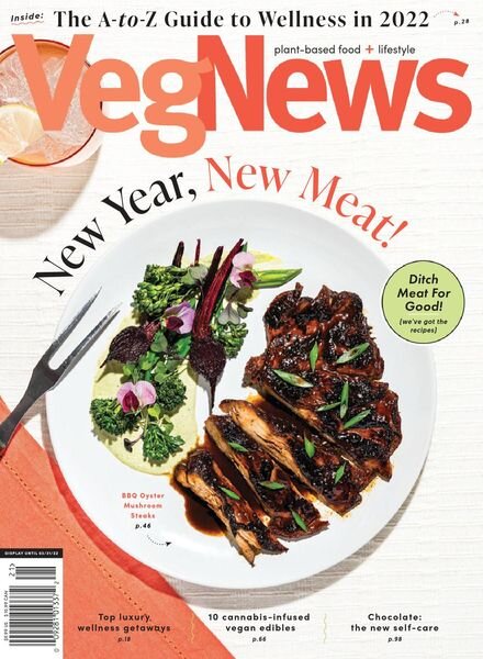 VegNews Magazine – December 2021 Cover