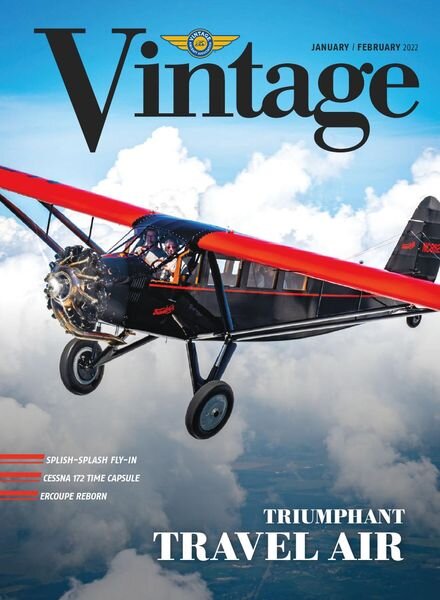 Vintage Airplane – January-February 2022 Cover