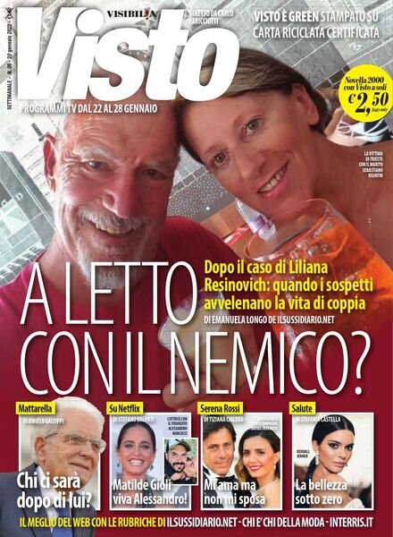 Visto – 20 Gennaio 2022 Cover