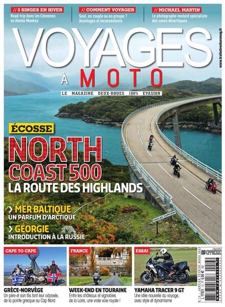 Voyages a Moto – Janvier-Fevrier 2022 Cover