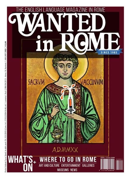Wanted in Rome – January 2022 Cover
