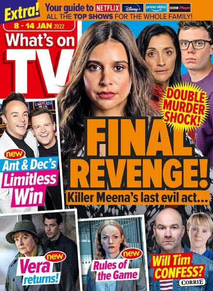 What’s on TV – 08 January 2022 Cover