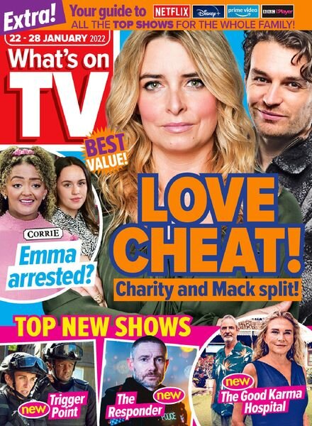 What’s on TV – 22 January 2022 Cover
