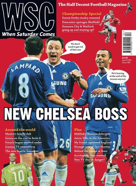 When Saturday Comes – April 2009 Cover