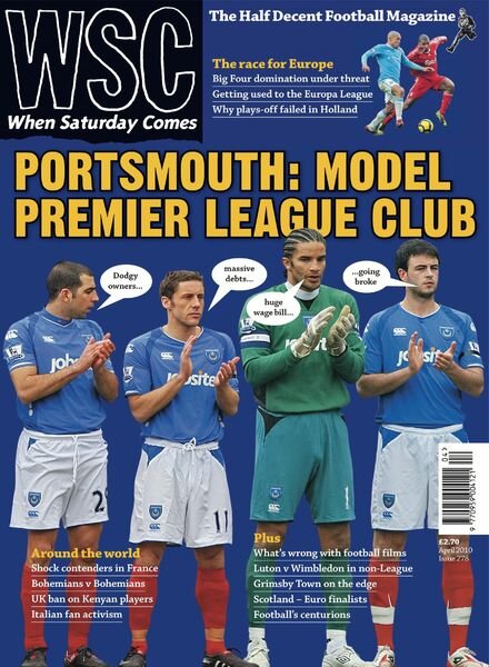 When Saturday Comes – April 2010 Cover