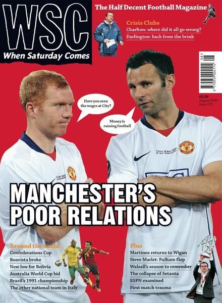 When Saturday Comes – August 2009 Cover