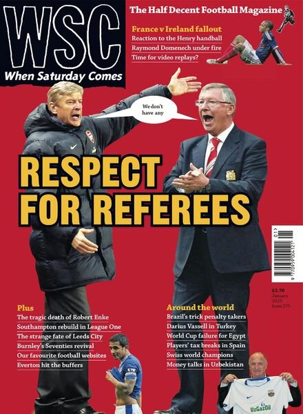 When Saturday Comes – January 2010 Cover