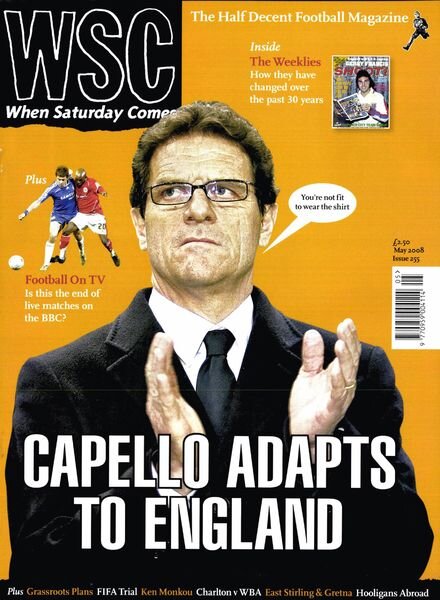 When Saturday Comes – May 2008 Cover