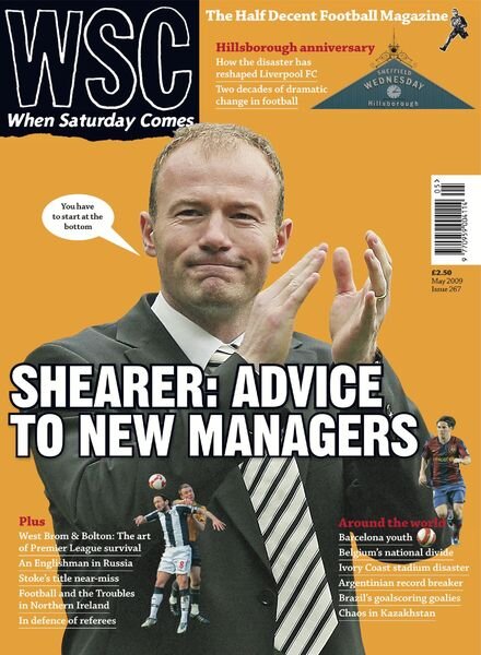 When Saturday Comes – May 2009 Cover
