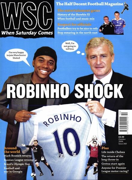 When Saturday Comes – October 2008 Cover