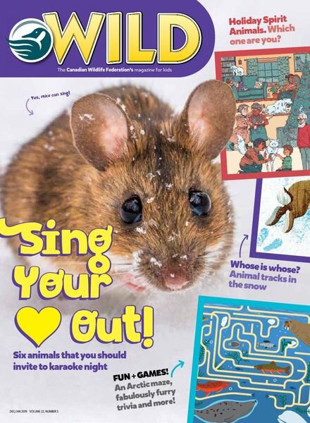 Wild Magazine for Kids – December 2018 – January 2019 Cover