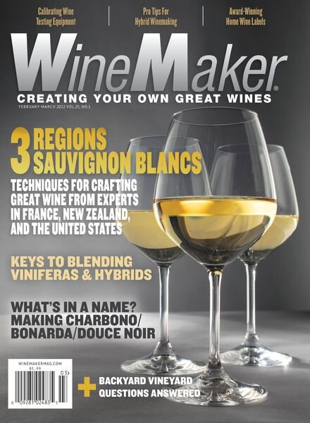 WineMaker – February 2022 Cover
