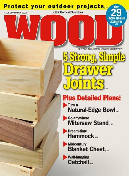 WOOD Magazine – March 2022 Cover