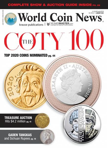 World Coin News – January 2022 Cover