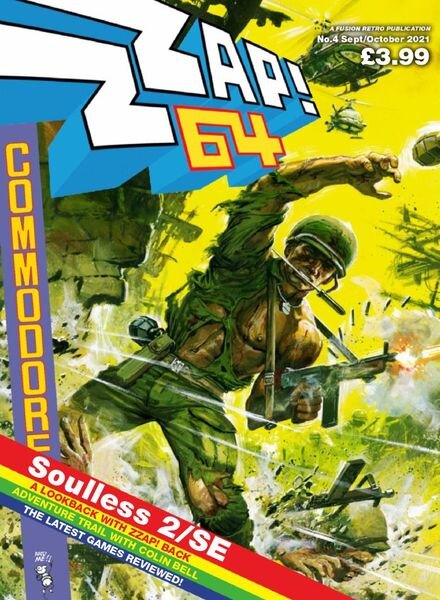 ZZAP! 64 Magazine – Issue 4 – September-October 2021 Cover