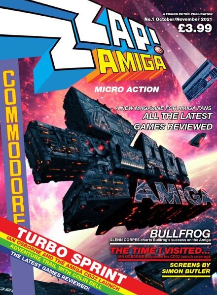 ZZAP! AMIGA – Issue 1 – October-November 2021 Cover