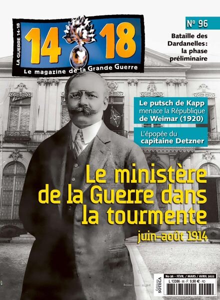 14-18 La Grande Guerre – Fevrier-Avril 2022 Cover