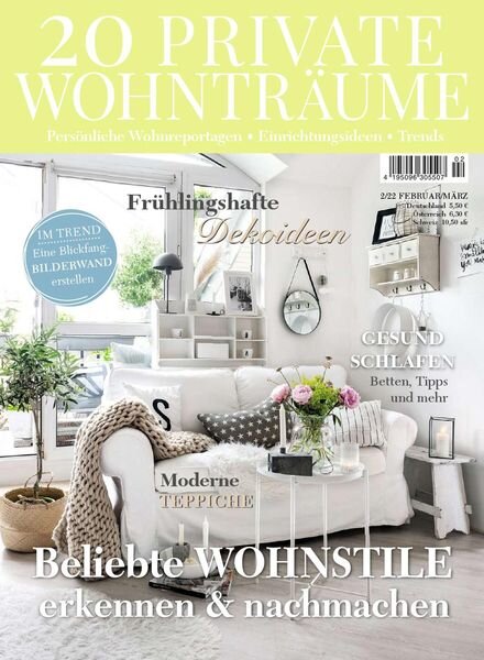 20 Private Wohntraume – Februar-Marz 2022 Cover