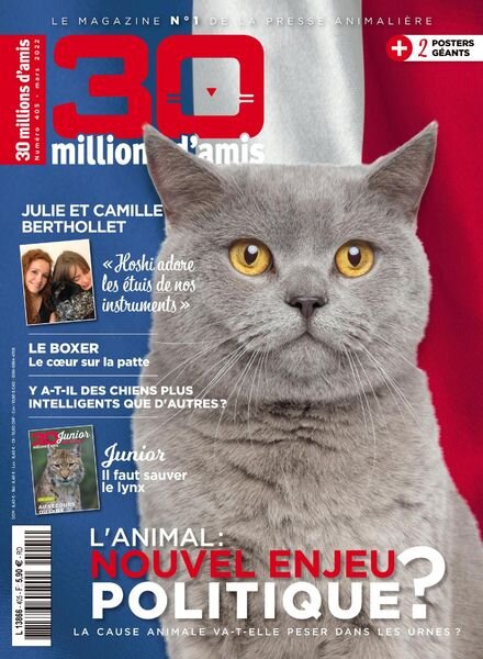 30 Millions d’Amis – Mars 2022 Cover