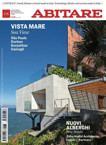 Abitare – agosto 2018 Cover