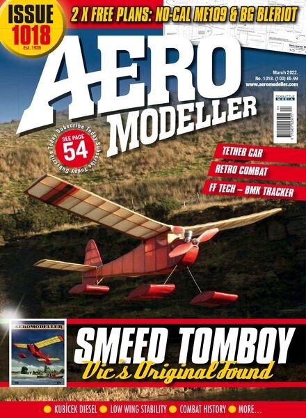 AeroModeller – Issue 1018 – March 2022 Cover