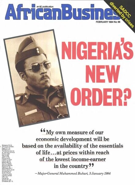 African Business English Edition – February 1984 Cover