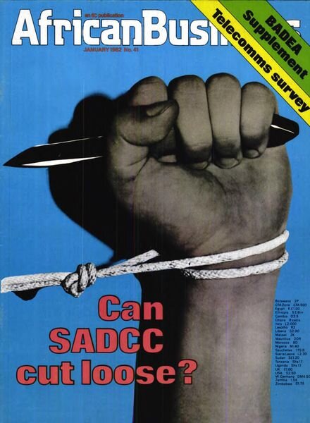 African Business English Edition – January 1982 Cover