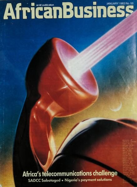 African Business English Edition – January 1983 Cover