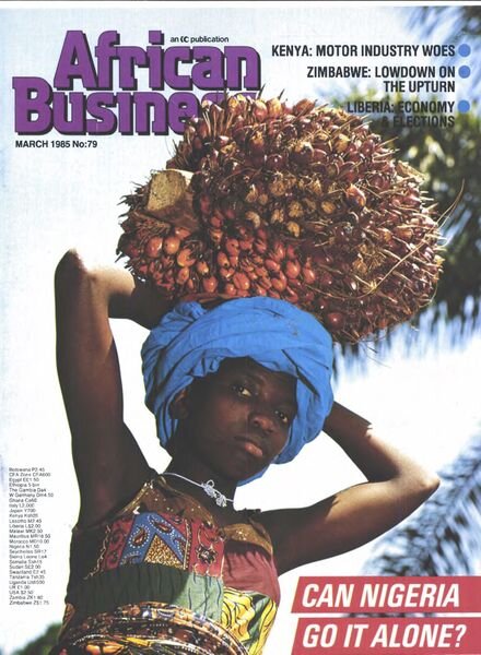 African Business English Edition – March 1985 Cover